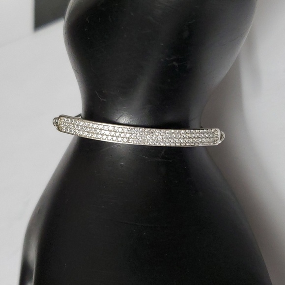 Sterling Silver 925 Bar Bolo Tie Bracelet - Picture 2 of 4